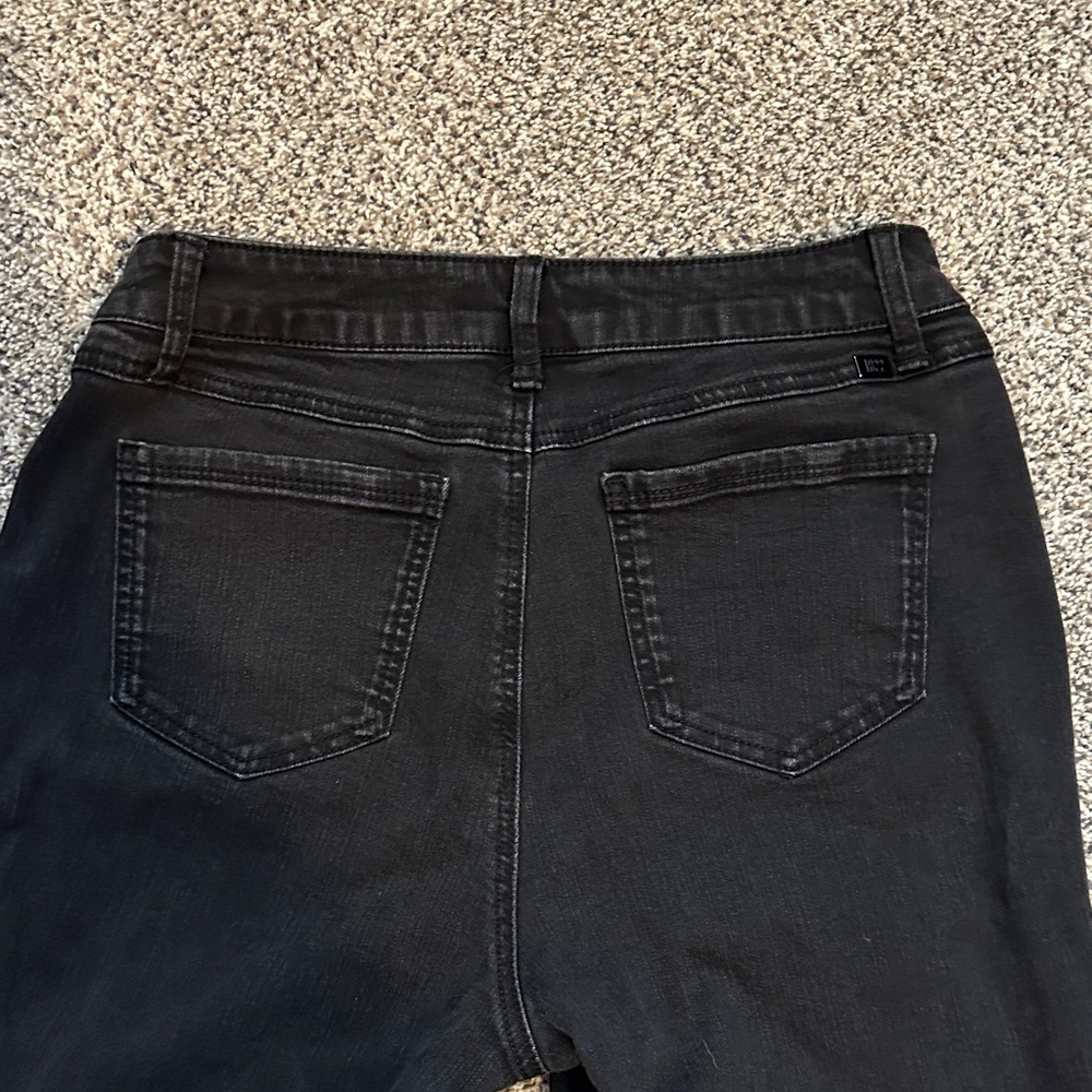 1822 Denim Black Flare Jeans - Picture 3 of 3